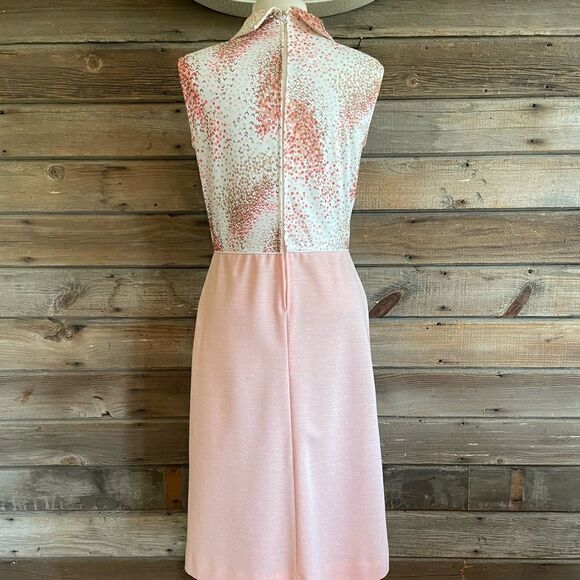 Vintage 60s/70s Julie Miller Dress Jacket and Sleeveless Dress Size 12/13 - Picture 15 of 16